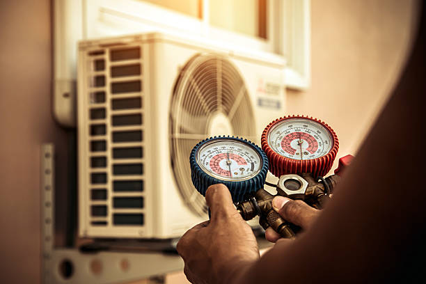 Professional Ductwork Repair technician working in Strasburg, CO